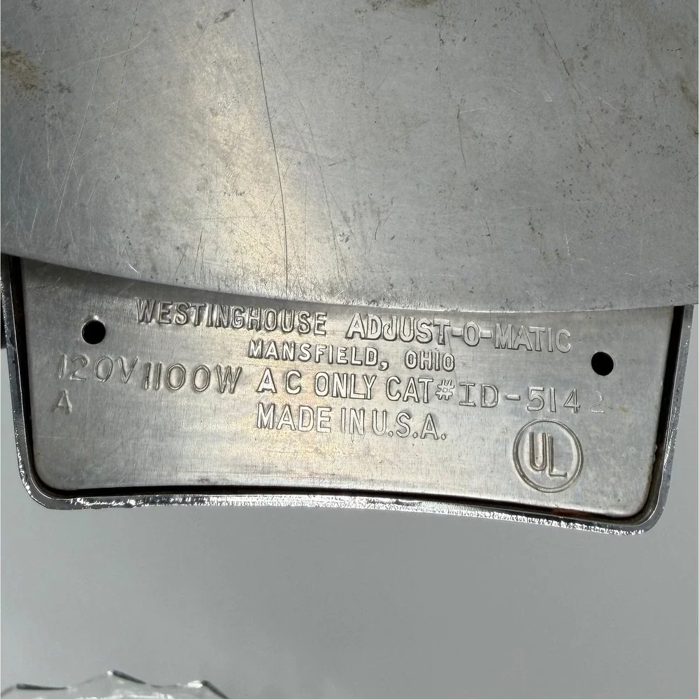 Vintage Westinghouse Adjust o Matic Electric Iron Model ID514 120V 1100W‎  Testd